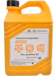 Концентрат антифриза Hyundai Mobis Long Life Coolant Красный, 4 л