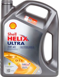 Моторное масло Shell Helix Ultra 5W-40, 4 л
