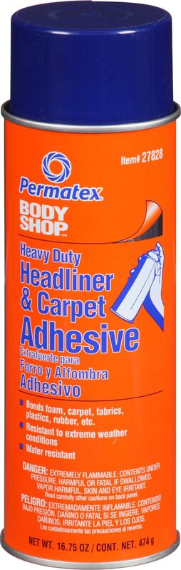 Високоміцний клей спрей Permatex BODY SHOP® YTAVY DUTY HEADLINER & CARPET ADHESIVE, 474г - Фото 1