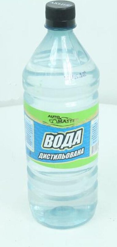 Вода дистиллированная Запорожавтобытхим 0937164, 0,9 л - Фото 1