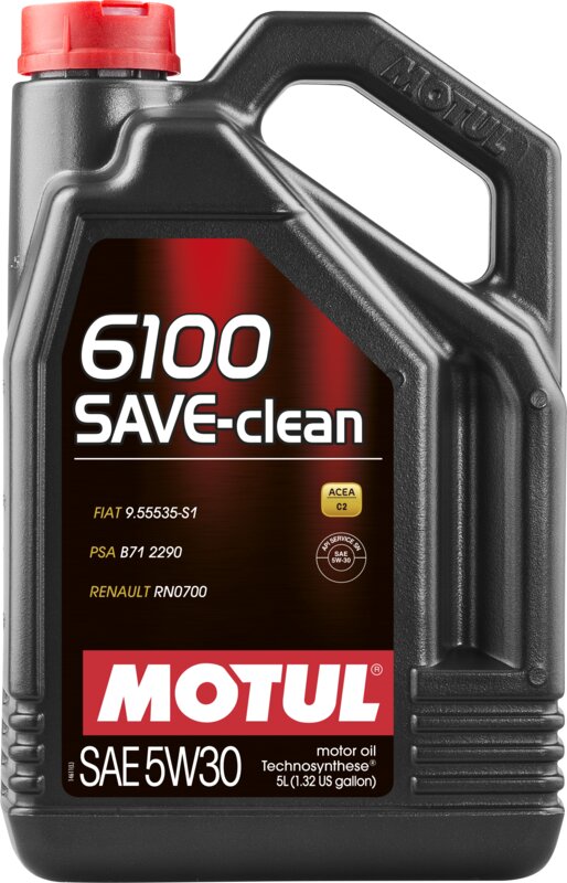 Моторное масло Motul 6100 Save-Clean SAE 5W-30, 5 л - Фото 1