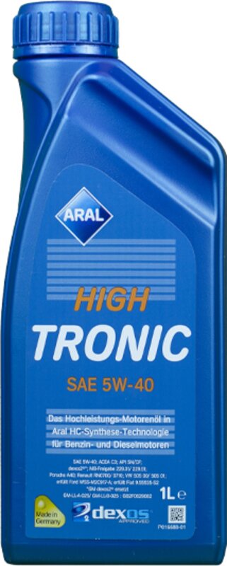 Моторное масло Aral HighTronic SAE 5W-40 (ACEA C3), 1 л - Фото 1