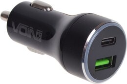 Автомобільний зарядний пристрій VOIN 45W, 12/24V Vitol C-45205Q - Фото 3