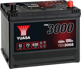 Yuasa 12V 72Ah SMF Battery Japan YBX3068 (0) Акція!!! YBX3068S