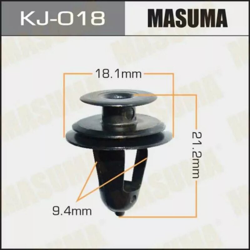 Клипса (кратно 10) (KJ-018) MASUMA KJ018pcs10 - Фото 1