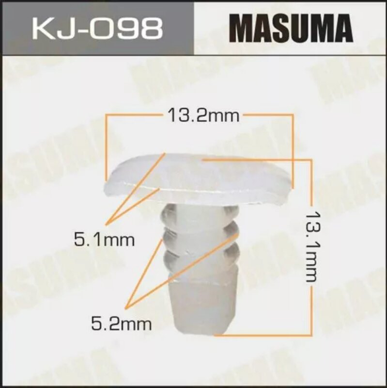 Клипса (кратно 10) (KJ-098) MASUMA KJ098pcs10 - Фото 1
