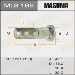 Шпилька колеса Suzuki () Masuma MLS199