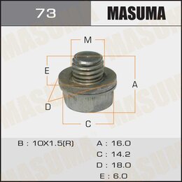 Пробка сливная поддона АКПП (с шайбой) Suzuki/Toyota () MASUMA 73