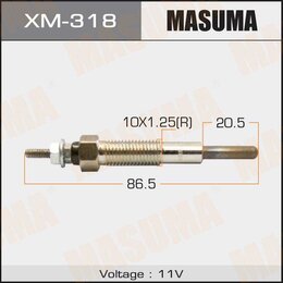 Свеча накала PM-164 /4D56 Masuma XM318