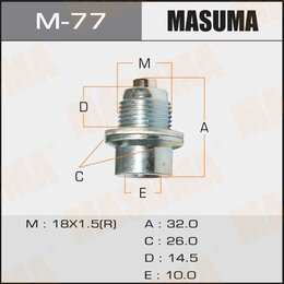 Пробка сливная поддона АКПП () MASUMA M77