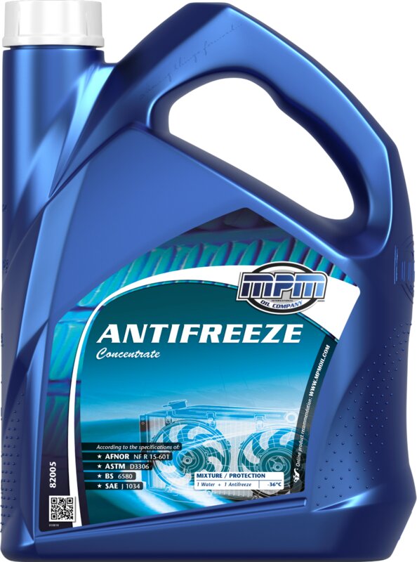 Антифриз MPM OIL 82005 синий концентрат, 5л - Фото 1 Антифриз MPM OIL 82005 синий концентрат, 5л - Фото 1